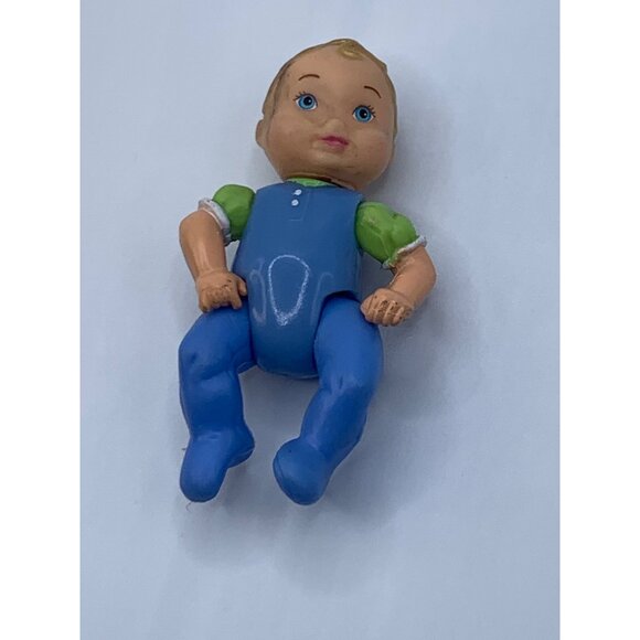 Fisher Price Loving Family Twin Time Blue Baby Boy Doll - Picture 9 of 9